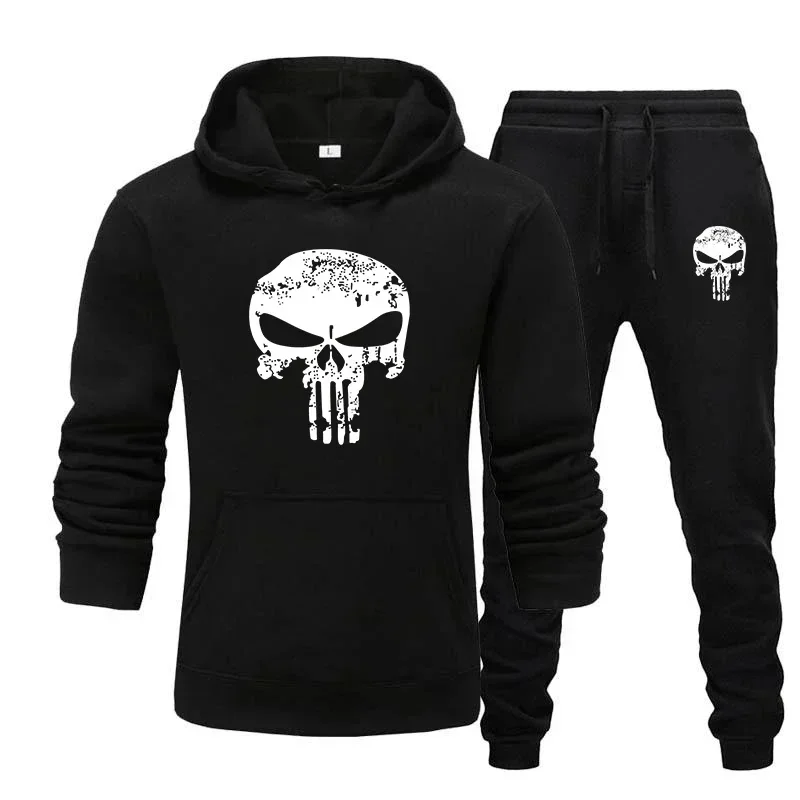 Streetwear Brand Hoodie - 2 Pieces Sets Tracksuit Hooded Men