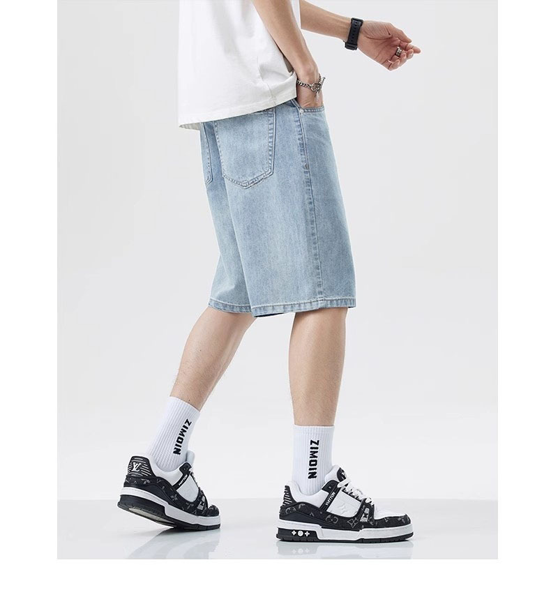 Fear Of God Essential - Summer Men's Casual Jeans Shorts Loose