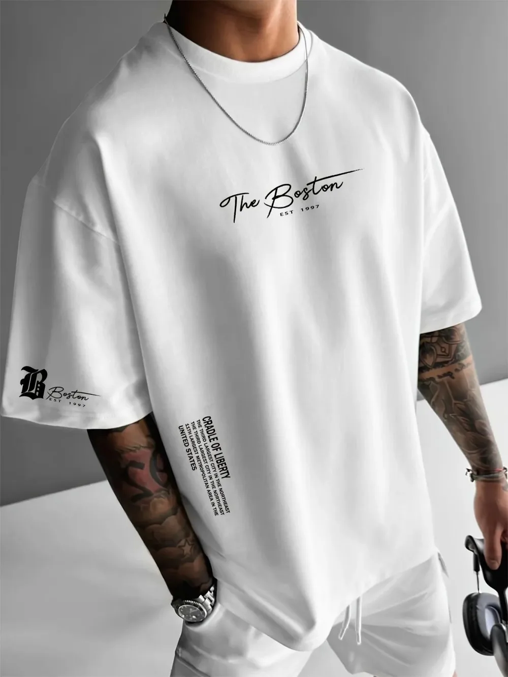 Streetwear Brand Marketing - The latest luxurious men's brand letter-print