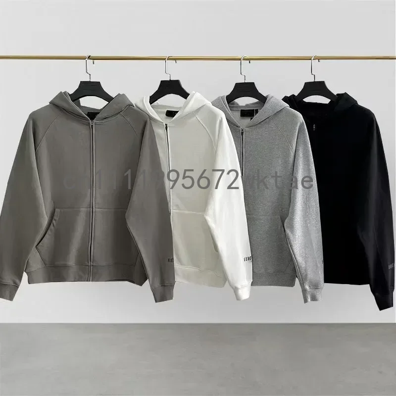 Fear Of God Essential - Classic Men's Zipper Hoodies Luxury Design