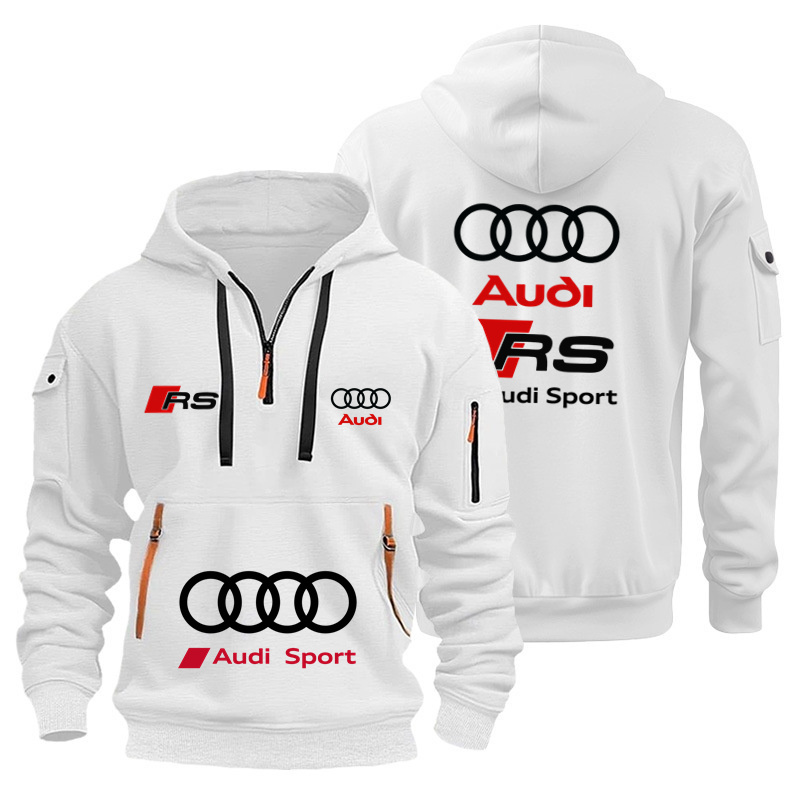 Streetwear Brand Hoodie - Audi Brand Unisex Motorcycle Racing Hoodie