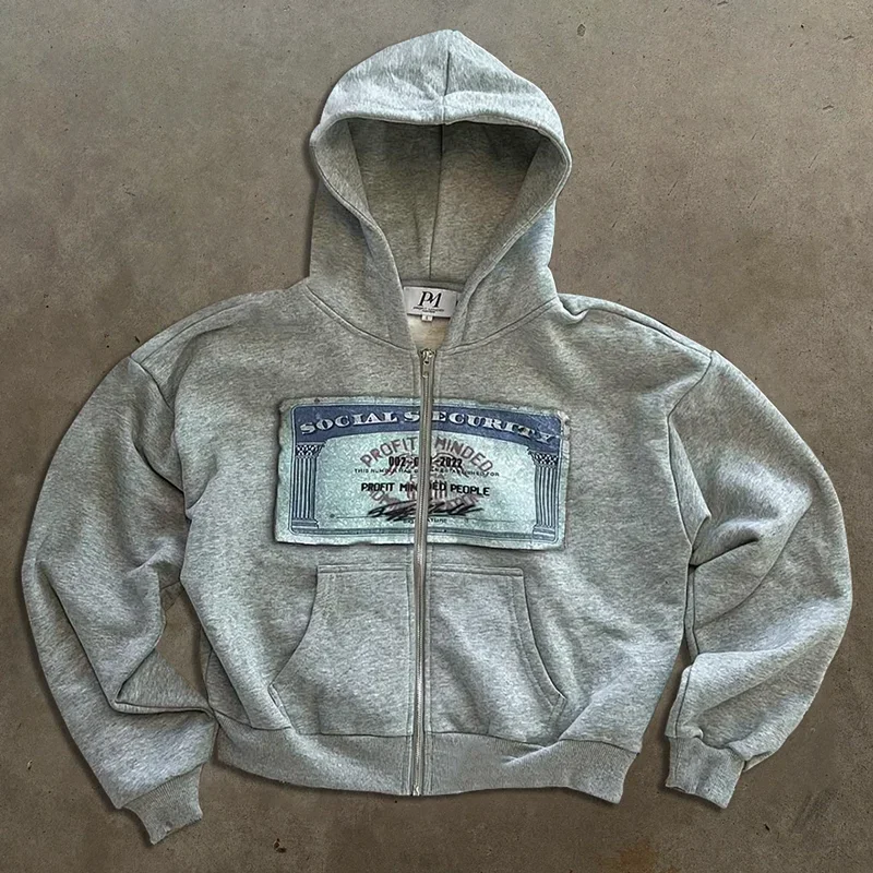 Fear Of God Essential - Y2K retro autumn hoodies for men