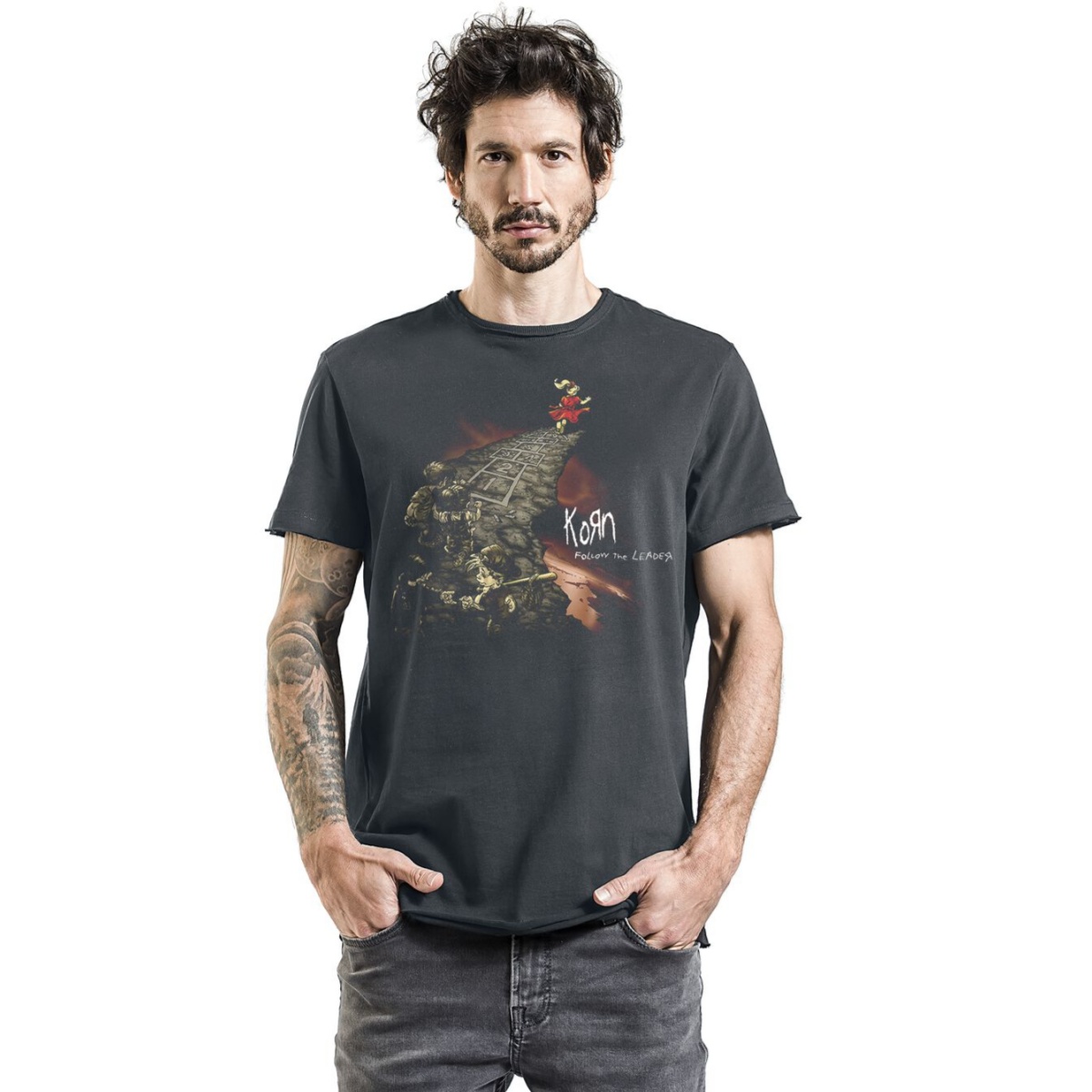 Streetwear Brand Y2K - Y2k Korn Graphic Cotton T-shirt Unisex
