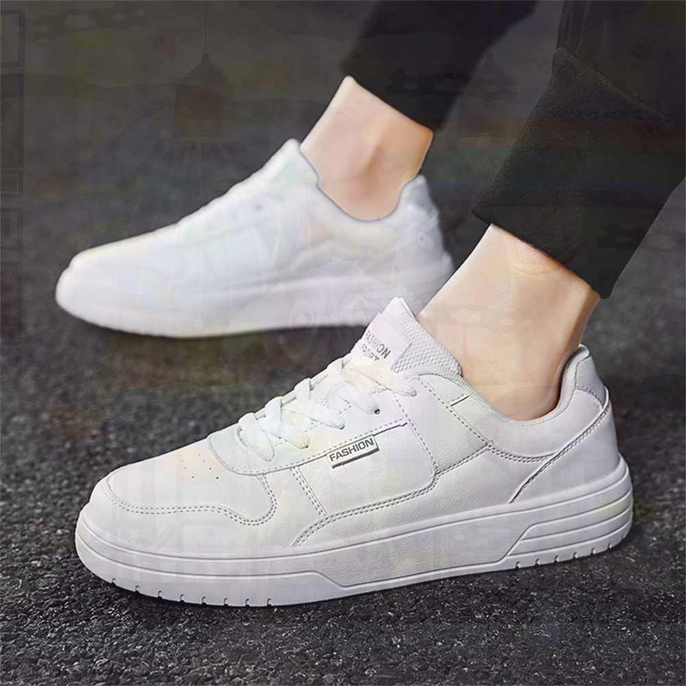 Streetwear Brand Cheap - With Ties PU Leather Shoes 41