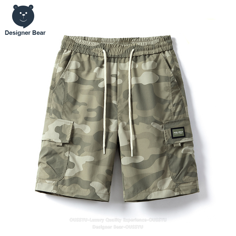 Streetwear Brand China - Brand Clothing Summer Cargo Camo Shorts