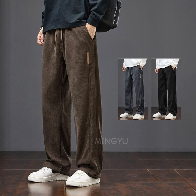 Streetwear Brand Joggers - High Quality Brand Clothing Winter Corduroy