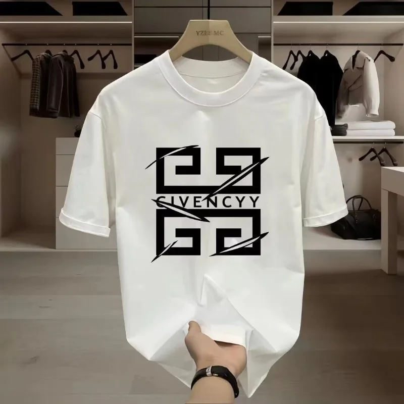 Streetwear Brand Graphic Designer - 2026Men's GIVENCY Brand Logo Print T-Shirt