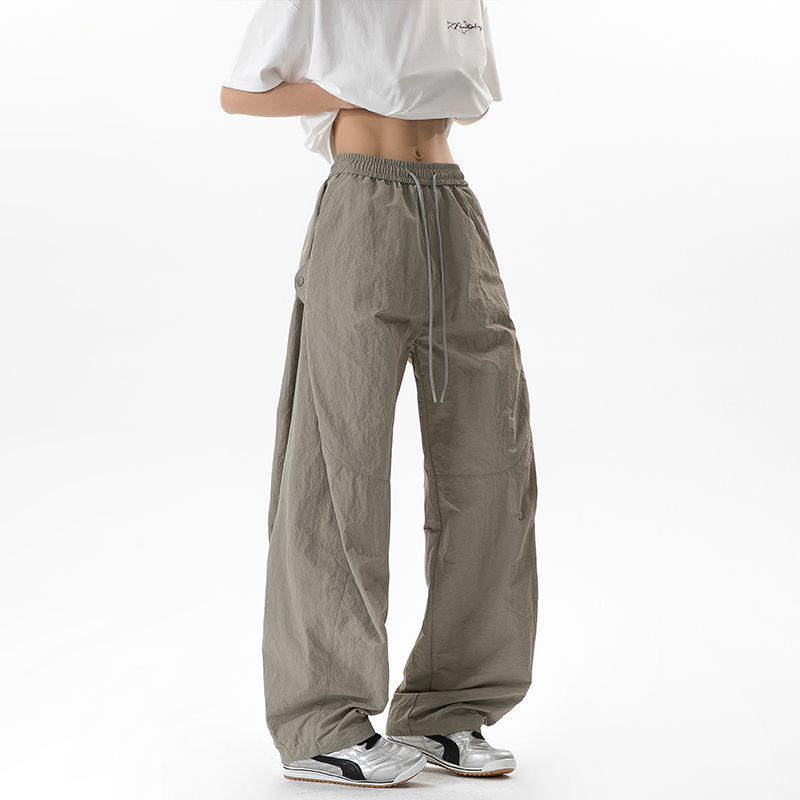 Streetwear Brand Joggers - Summer Ice Silk Joggers Pants Men