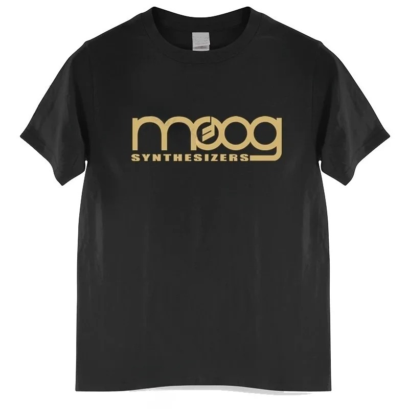 Streetwear Brand Marketing - Moog Synthesizer Black Print T-shirt Men