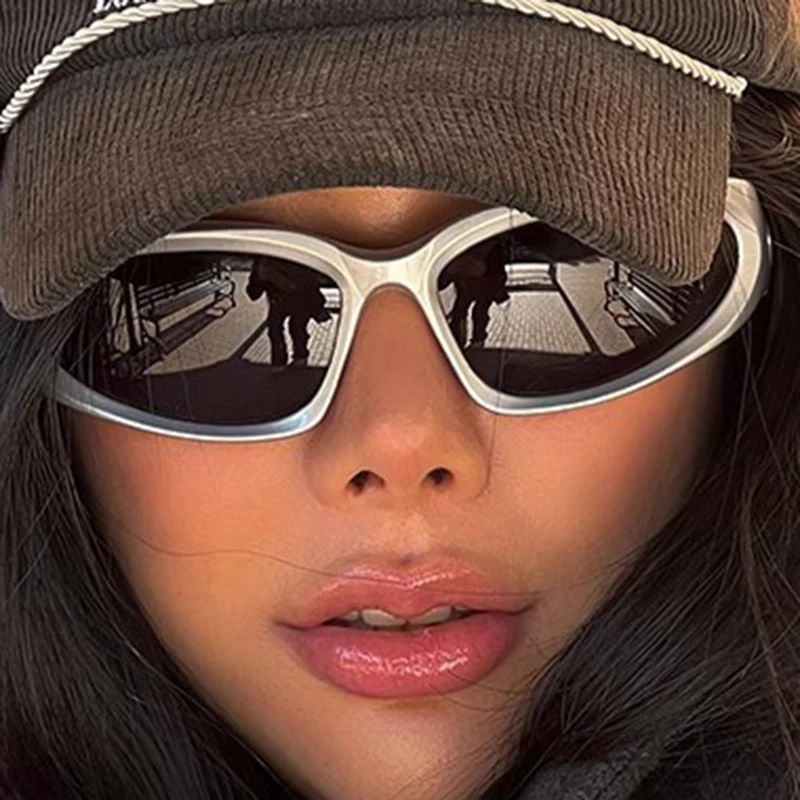 Y2k New Punk Sports Sunglasses - Streetwear Brand Y2K 评论和价格