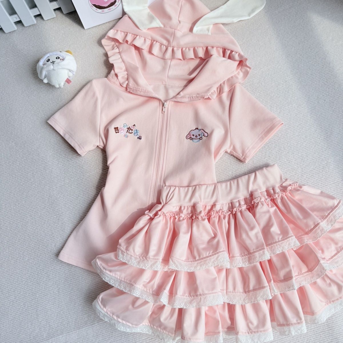 Japanese Soft Girl Sweet Skirt - Streetwear Brand Y2K 评论和价格