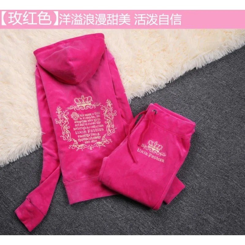 JC Tracksuit Women Velvet Wome - Streetwear Brand Y2K 评论和价格