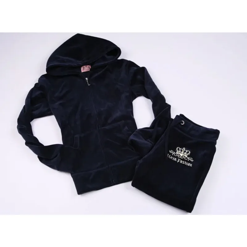 JC Tracksuit Women Velvet Wome - Streetwear Brand Y2K 评论和价格