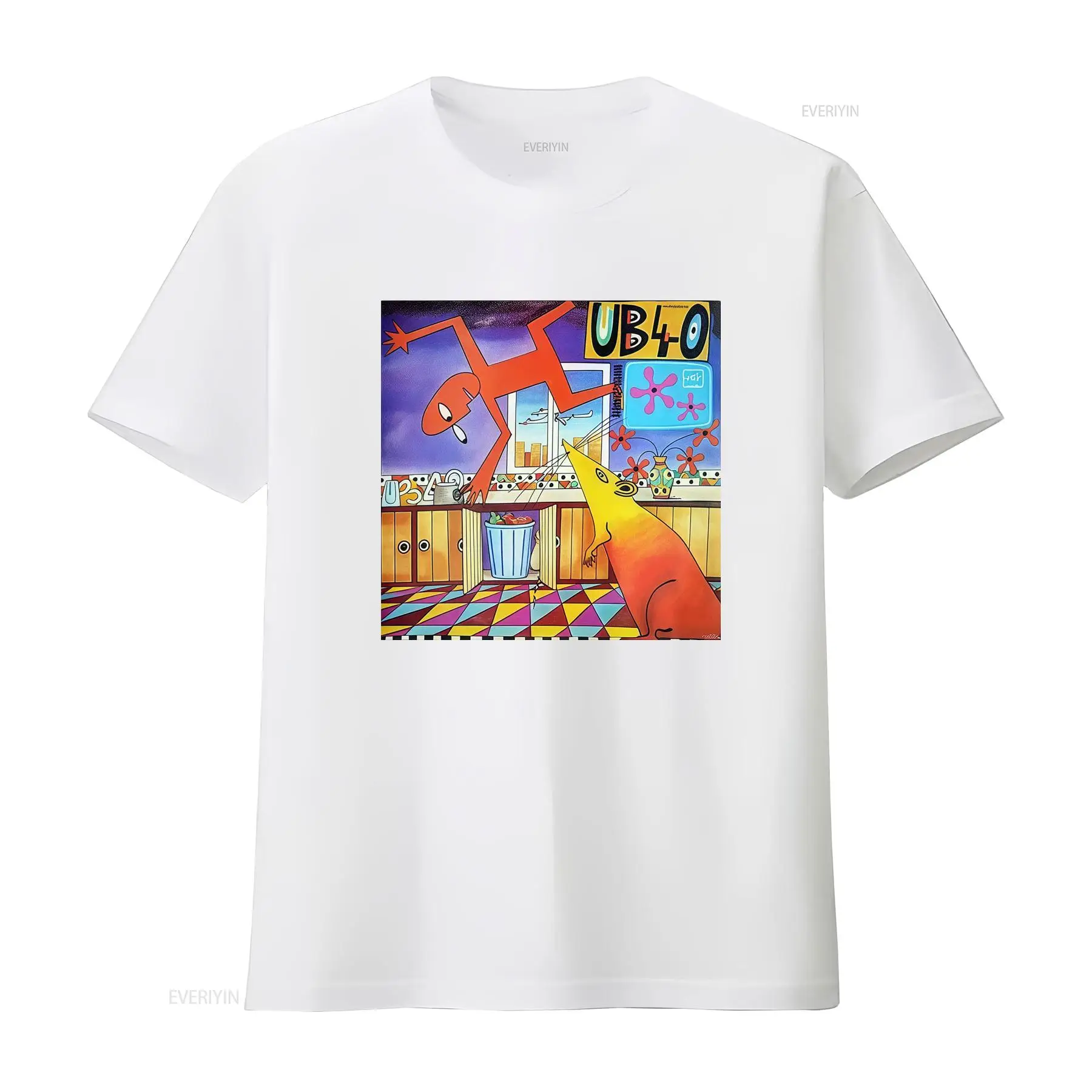 UB40 Rat In The Kitchen T Shir - Streetwear Brand Graphic Designer 评论和价格