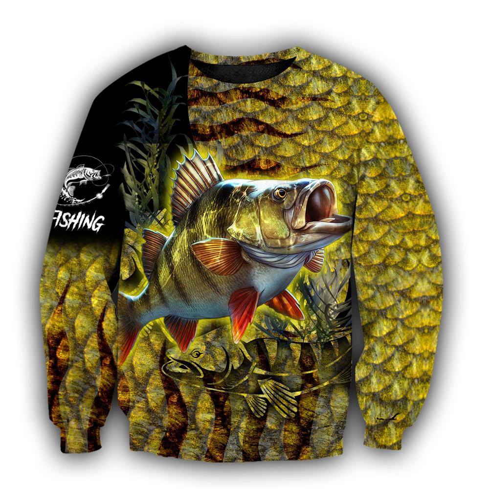 Brand Hoodie Yellow Perch Fish - Streetwear Brand Hoodie 评论和价格