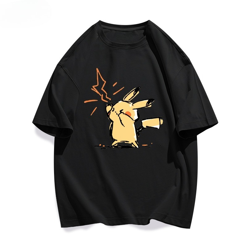 Summer Pokémon Anime Pikachu B - Streetwear Brand Y2K 评论和价格