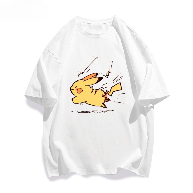 Summer Pokémon Anime Pikachu B - Streetwear Brand Y2K 评论和价格