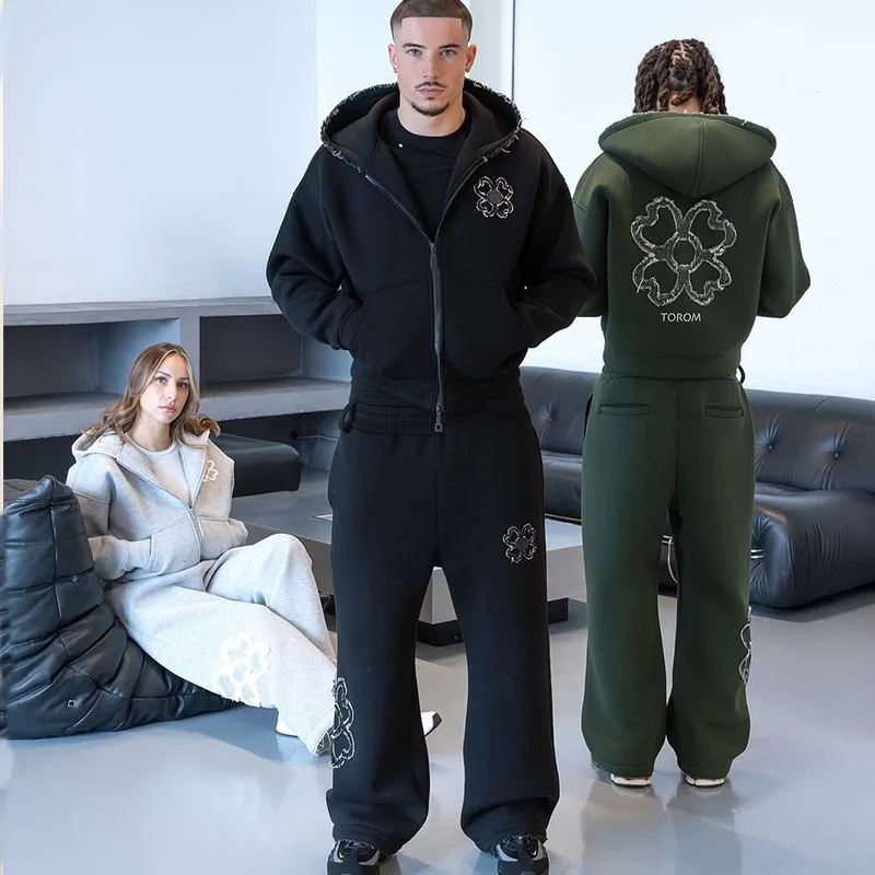 Spring Autumn Oversized 4 Leaf - Streetwear Brand Y2K 评论和价格