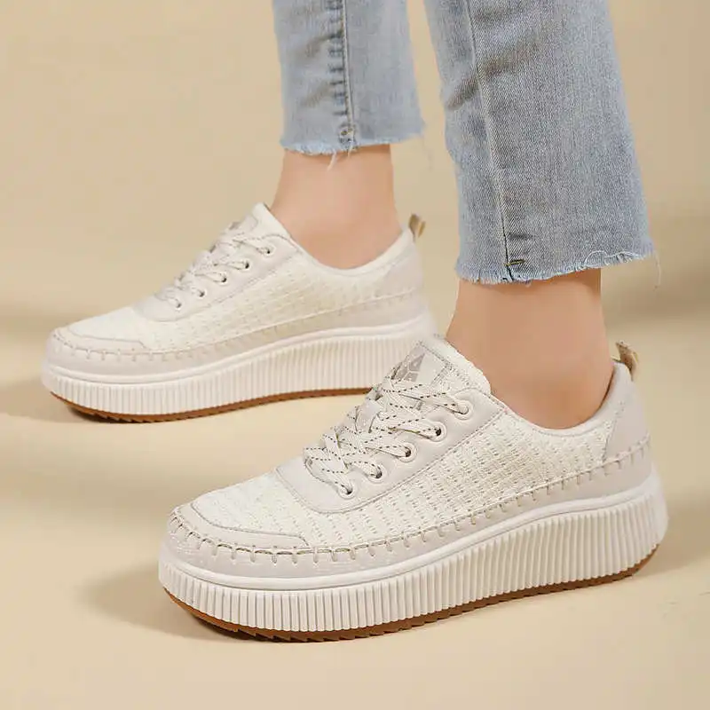 Brown Shoes Woman Flats Autumn - Streetwear Brand Cheap 评论和价格