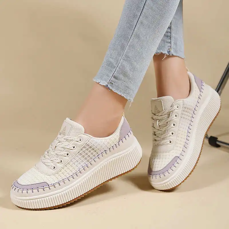 Brown Shoes Woman Flats Autumn - Streetwear Brand Cheap 评论和价格