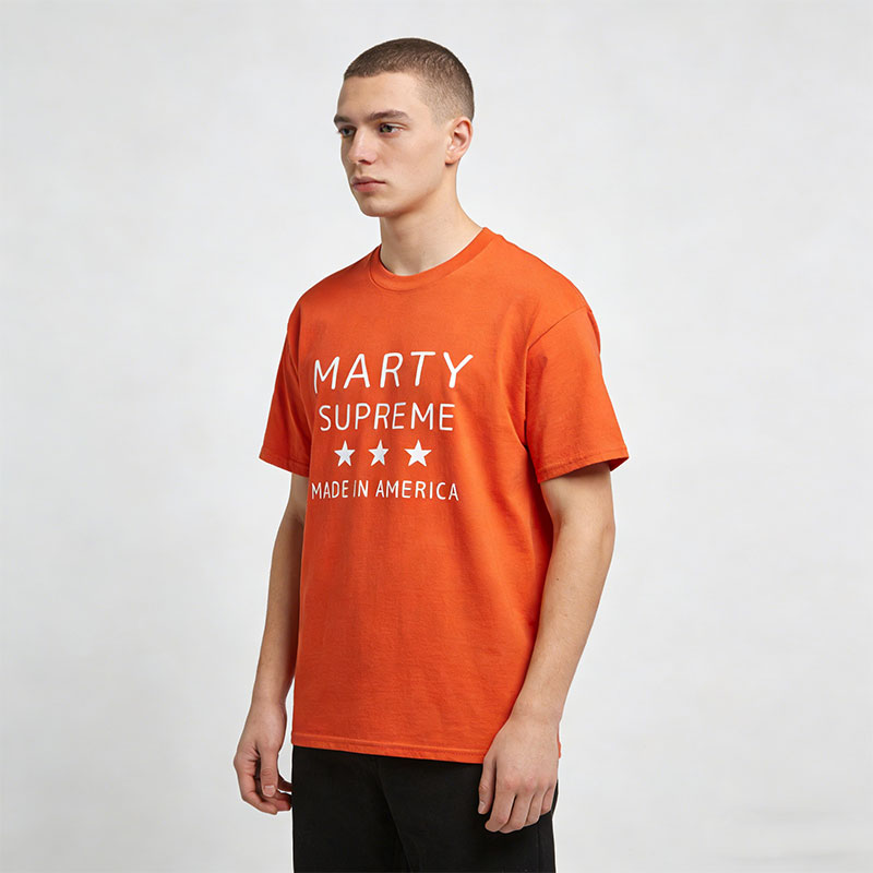 Marty Supreme Orange Cotton T- - Supreme Brand Streetwear 评论和价格