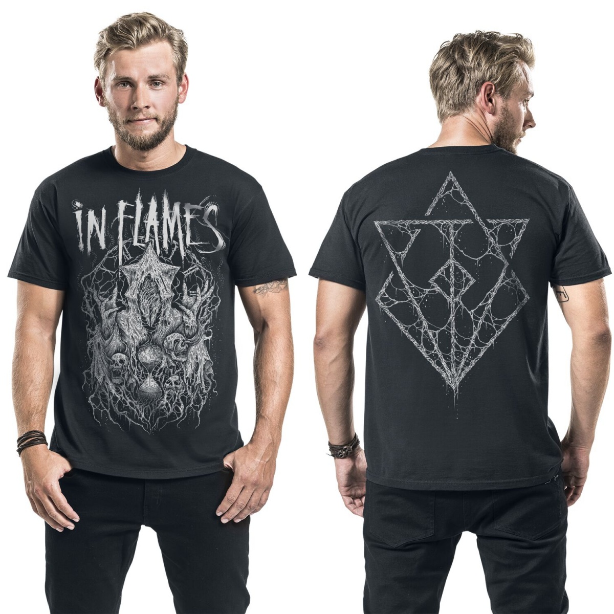 Y2k in Flames Graphic Cotton T - Streetwear Brand Y2K 评论和价格