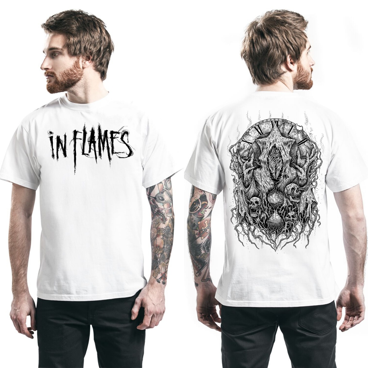 Y2k in Flames Graphic Cotton T - Streetwear Brand Y2K 评论和价格