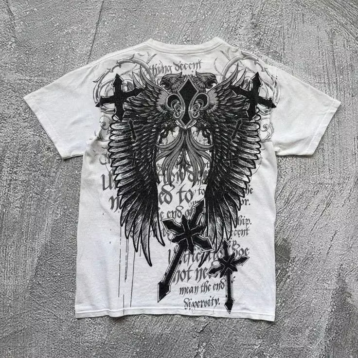 Y2K Gothic Wing Cross Classic  - Streetwear Brand Marketing 评论和价格