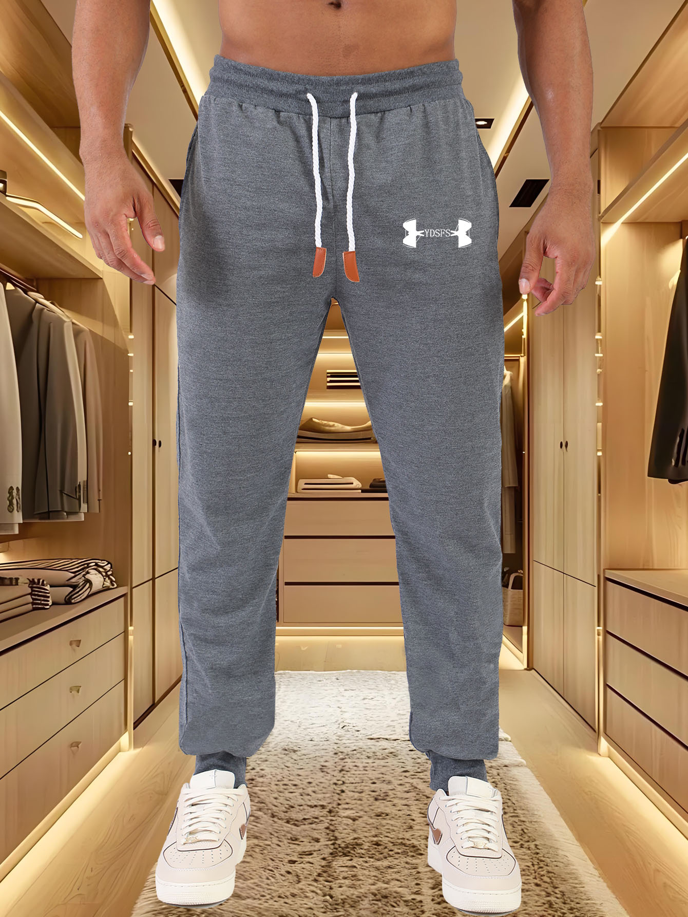 Men Jogger Pants Sport Brand L - Streetwear Brand Joggers 评论和价格